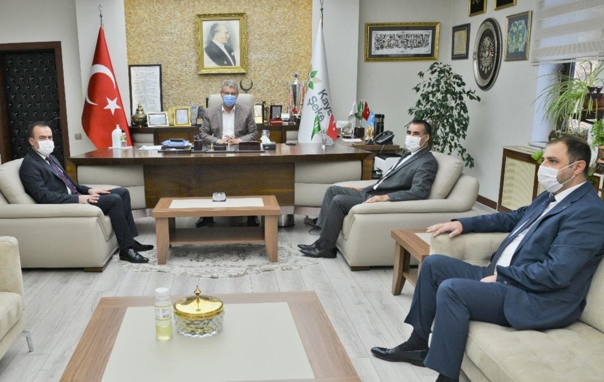 Kayseri SMM Odası&rsquo;ndan Başkan Akay&rsquo;a ziyaret