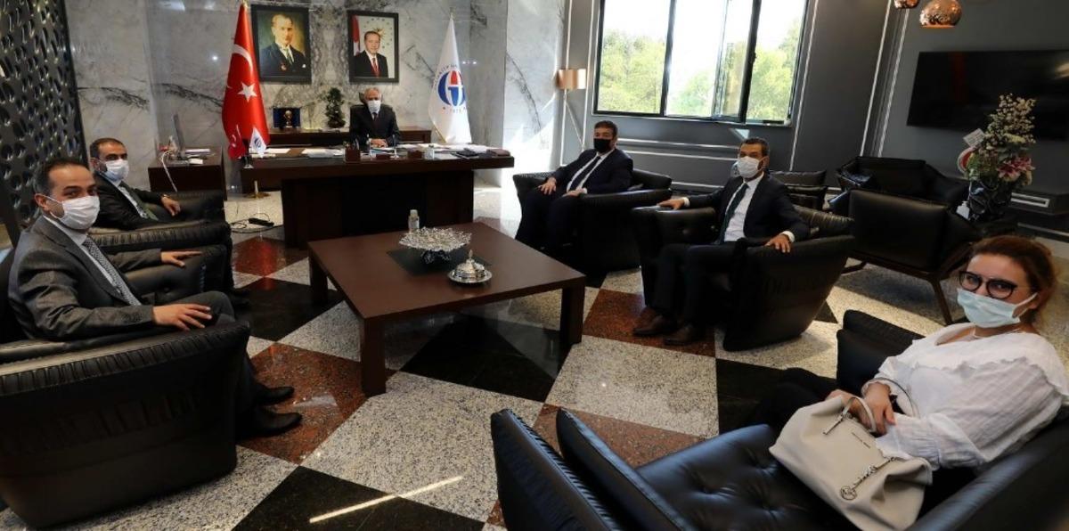 GTO y&ouml;netiminden Rekt&ouml;r &Ouml;zaydın&rsquo;a ziyaret
