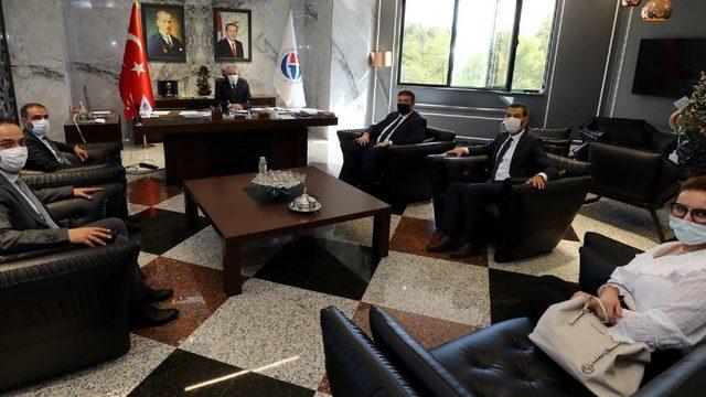 GTO yönetiminden Rektör Özaydın’a ziyaret