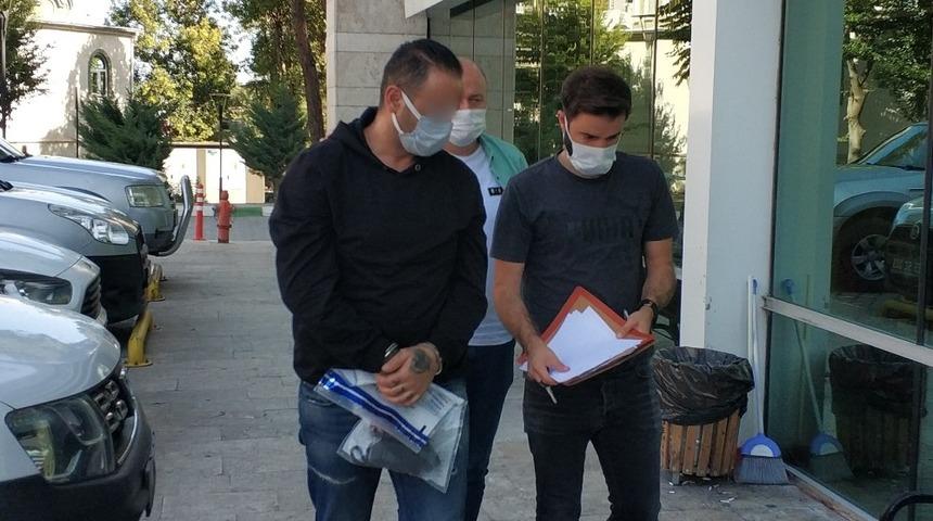 Uyuşturucu yapımında kullanılan malzemelerle yakalandı