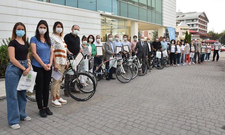 İşe bisiklet ile gelen personele teşekkür belgesi G3