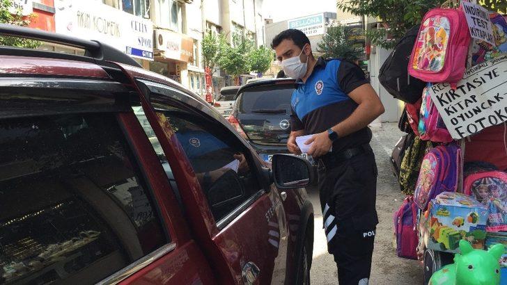 Polisler ceza makbuzu şeklindeki broşürlerle hırsızlığa dikkat çekti G4