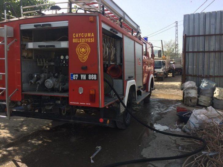 Hurdalıkta çıkan yangın korkuttu G2