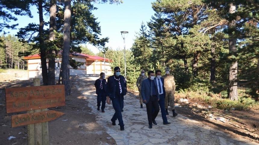 İzciler, Dumanlı Tabiat Parkında 1 gece kamp yaptı