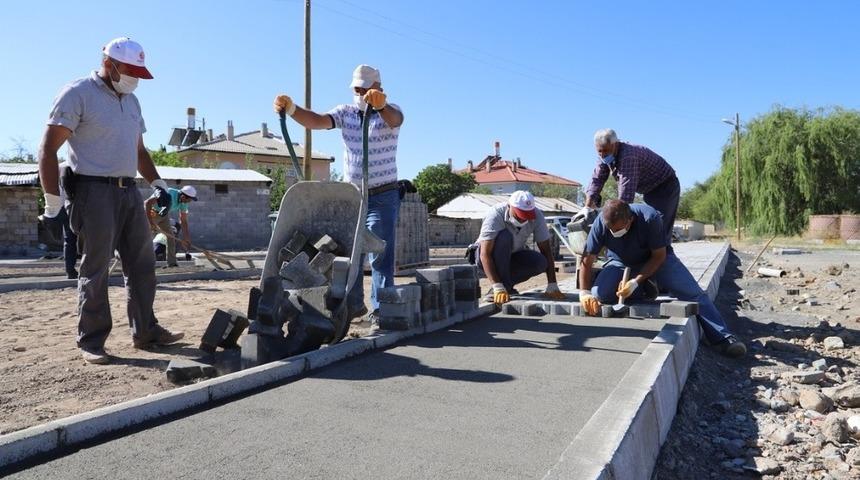 Erzincan’da yeşil alan çalışmaları devam ediyor
