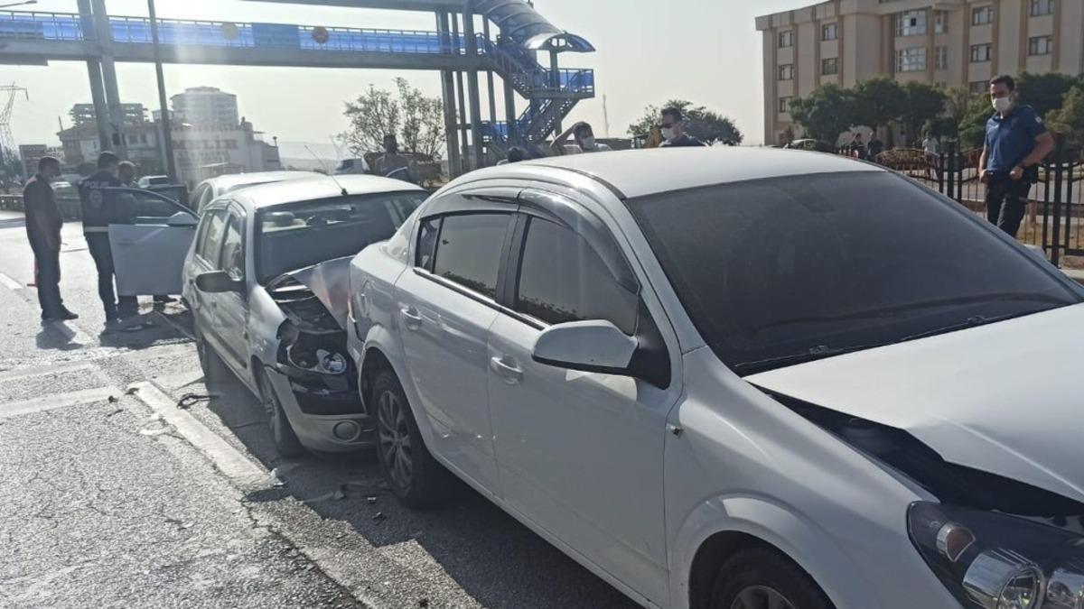Kırıkkale&rsquo;de zincirleme trafik kazası: 2 yaralı