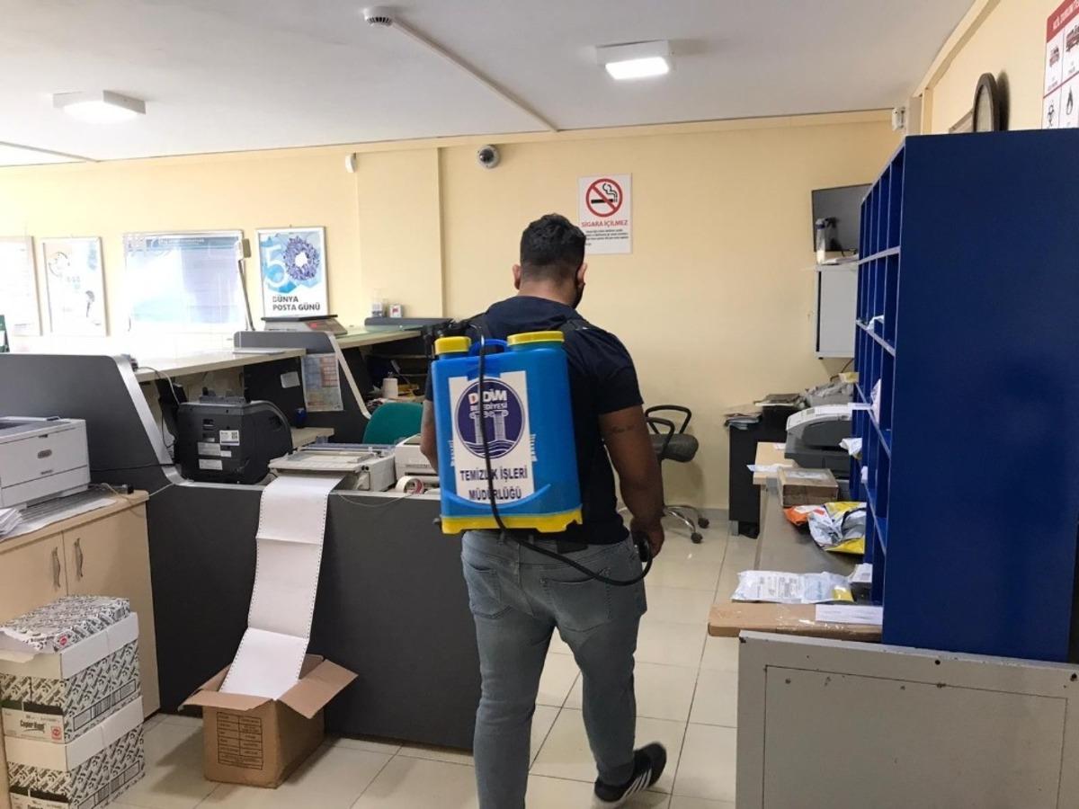 Didim&rsquo;de dezenfekte &ccedil;alışmaları s&uuml;r&uuml;yor