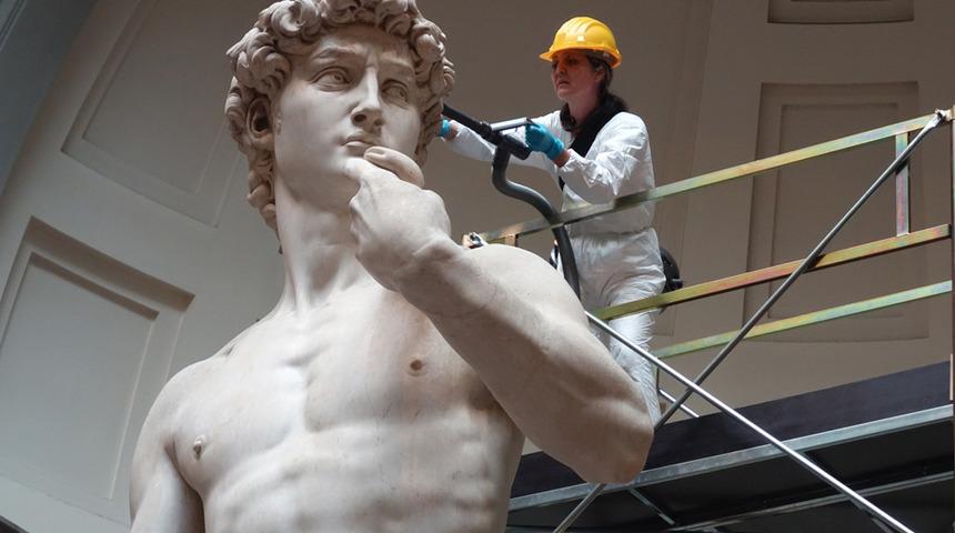 Davut heykeline teknolojik kopya