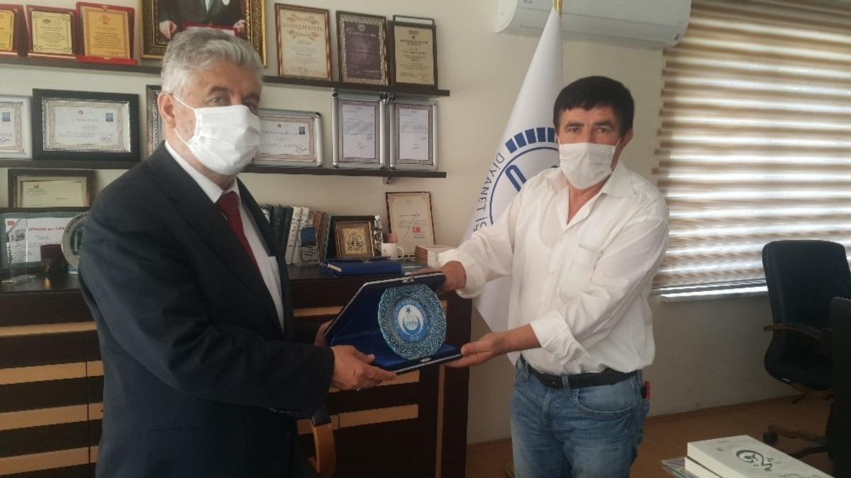 Eskişehir İl M&uuml;ft&uuml;s&uuml; Bekir Gerek&rsquo;e Camiler ve Din G&ouml;revlileri Haftası ziyareti