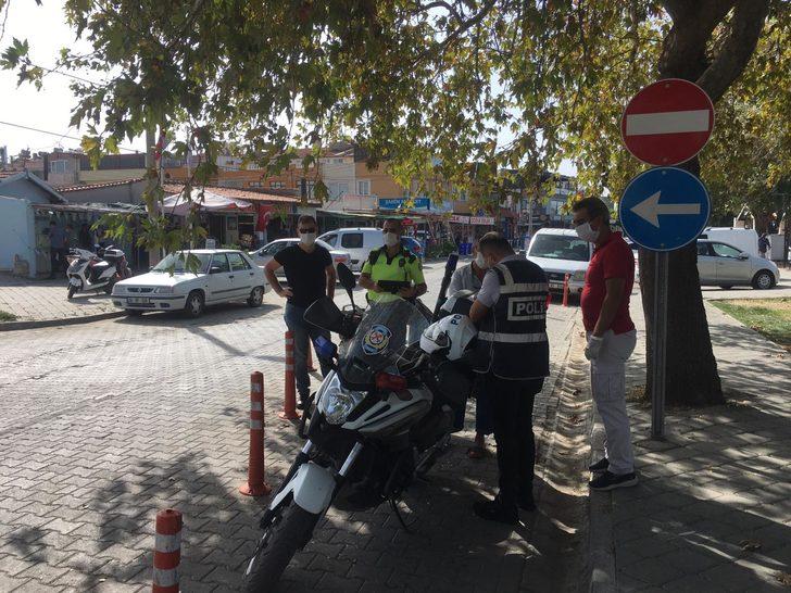 Burhaniye’de polisten motosiklet denetimi G2