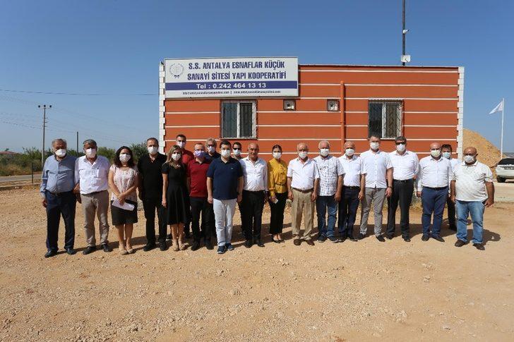 Küçük sanayi sitesinde bağlantı yolları ve yeşil alan çalışması yapılacak G2