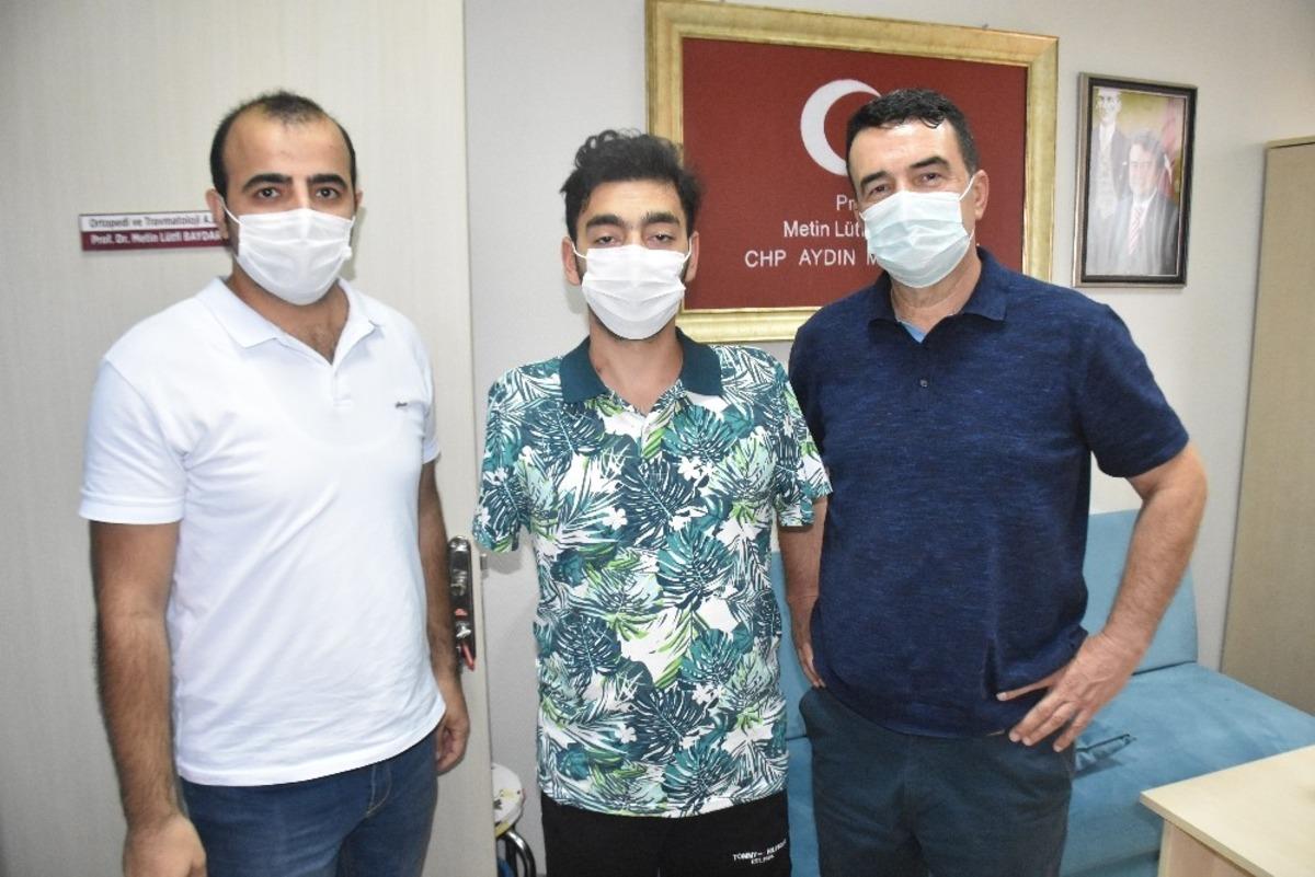 Başkan Kaya, Samet&rsquo;in protez kollarına kavuşması i&ccedil;in ilk adımı attı