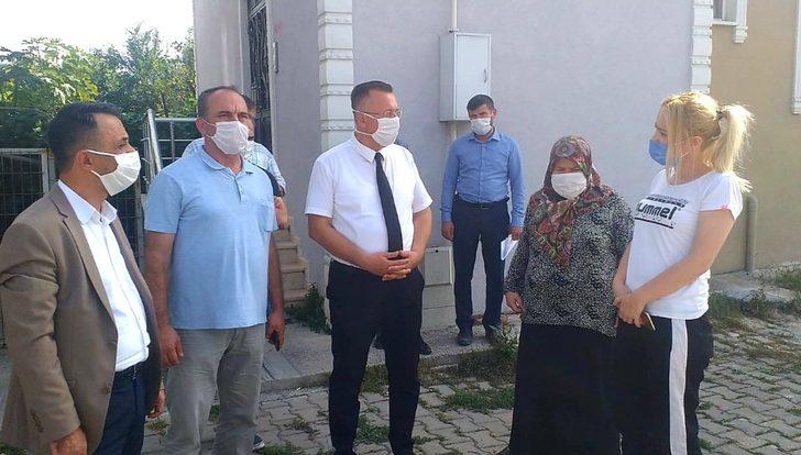 Başkan Işıksu, evi yanan aileleri ziyaret etti G1