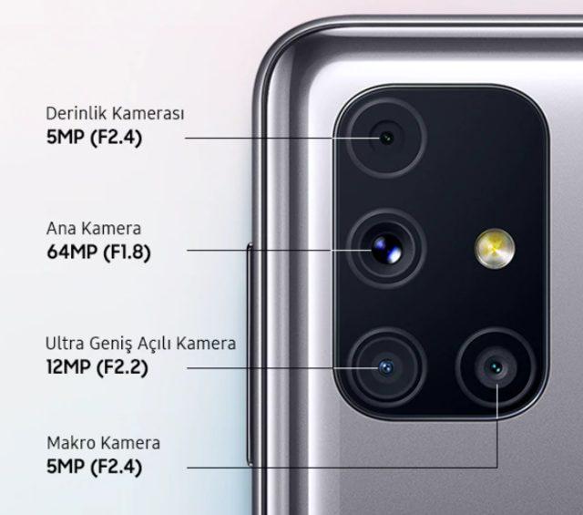 Samsung Galaxy M31s kamera