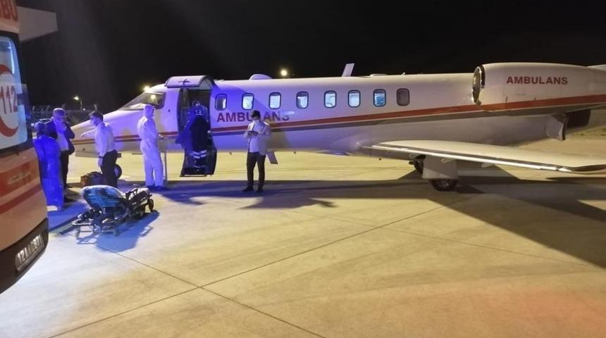 Bing&ouml;l&rsquo;de hasta, ambulans u&ccedil;akla Ankara&rsquo;ya sevk edildi