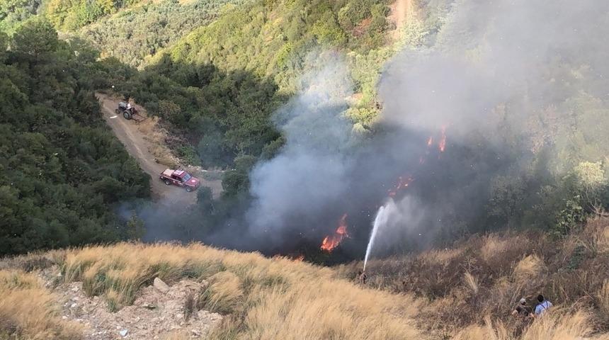 Gemlik Umurbey&rsquo;de orman yangını