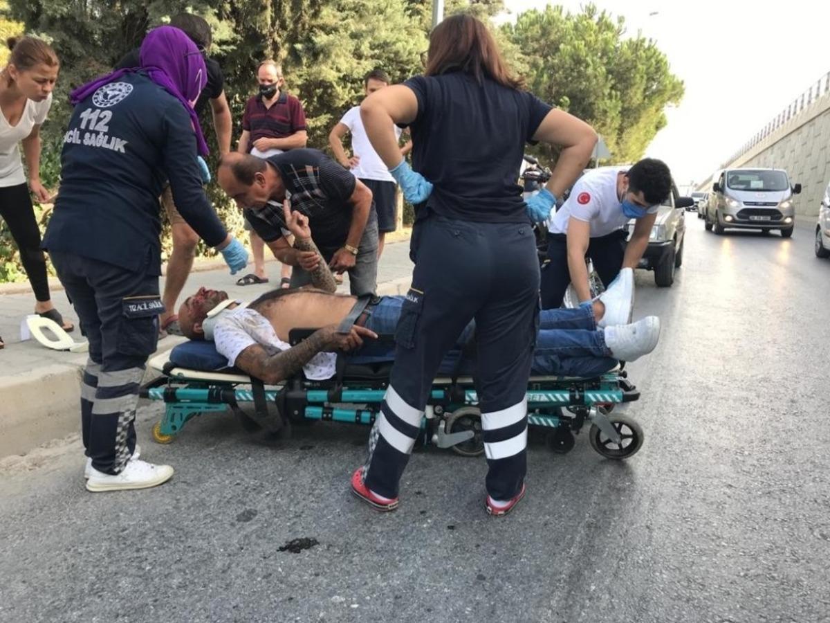 Kuşadası&rsquo;nda trafik kazası: 1 yaralı