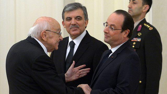 Jak Kamhi, eski Fransa Cumhurbaşkanı Francois Hollande ve 11. Cumhurbaşkanı Abdullah Gül ile