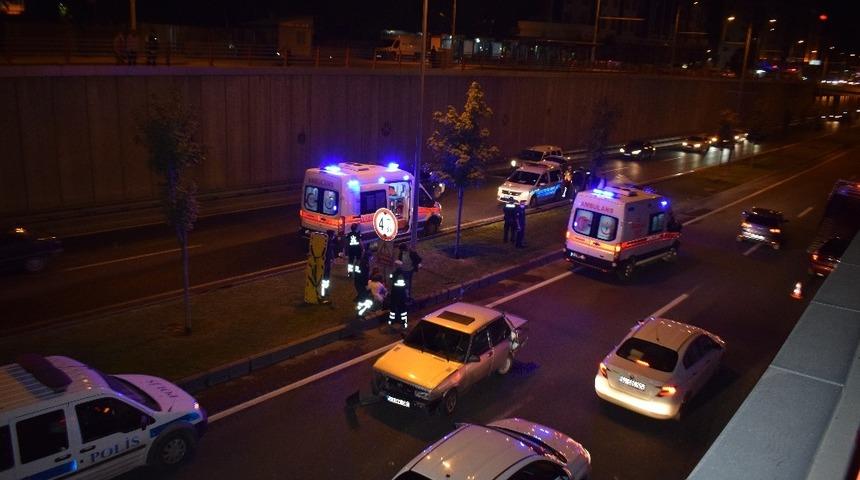 Malatya&rsquo;da alt ge&ccedil;itte kaza feci kaza: Yaralılar var