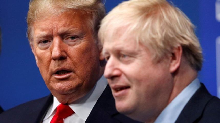 Trump ve  İngiltere Başbakanı Boris Johnson telefonda g&ouml;r&uuml;şt&uuml;