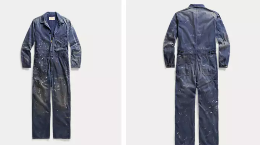 Moda devi Ralph Lauren'den 6 bin TL'ye 'boya lekeli' tulum! 