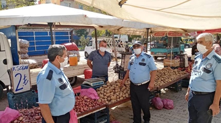 Çevreyi kirleten pazar esnafına ceza