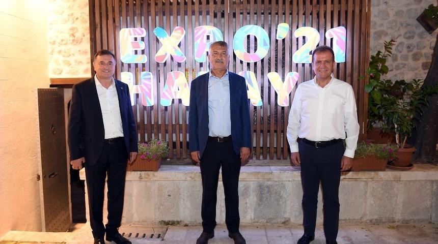 3 b&uuml;y&uuml;kşehir belediye başkanı Hatay&rsquo;da buluştu