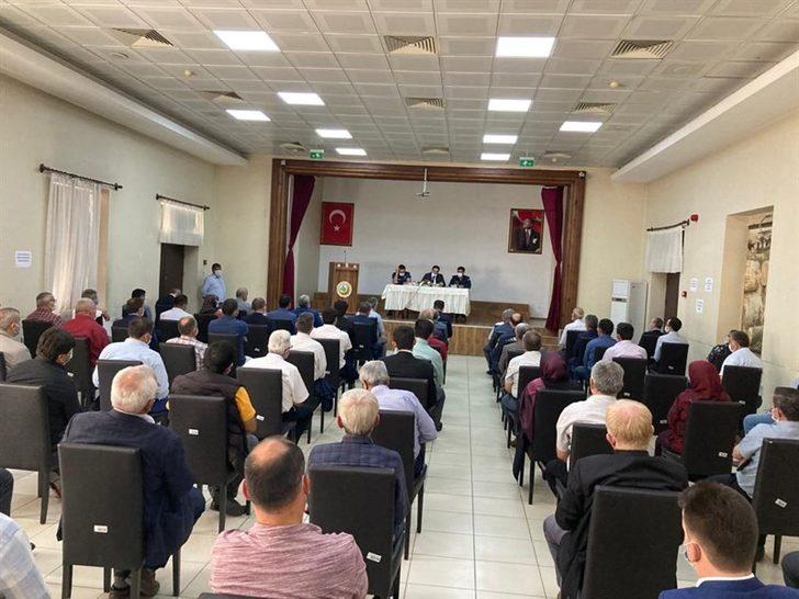 Kaymakam Erdem muhtarlar ve kurum amirleri toplantısı yaptı G3