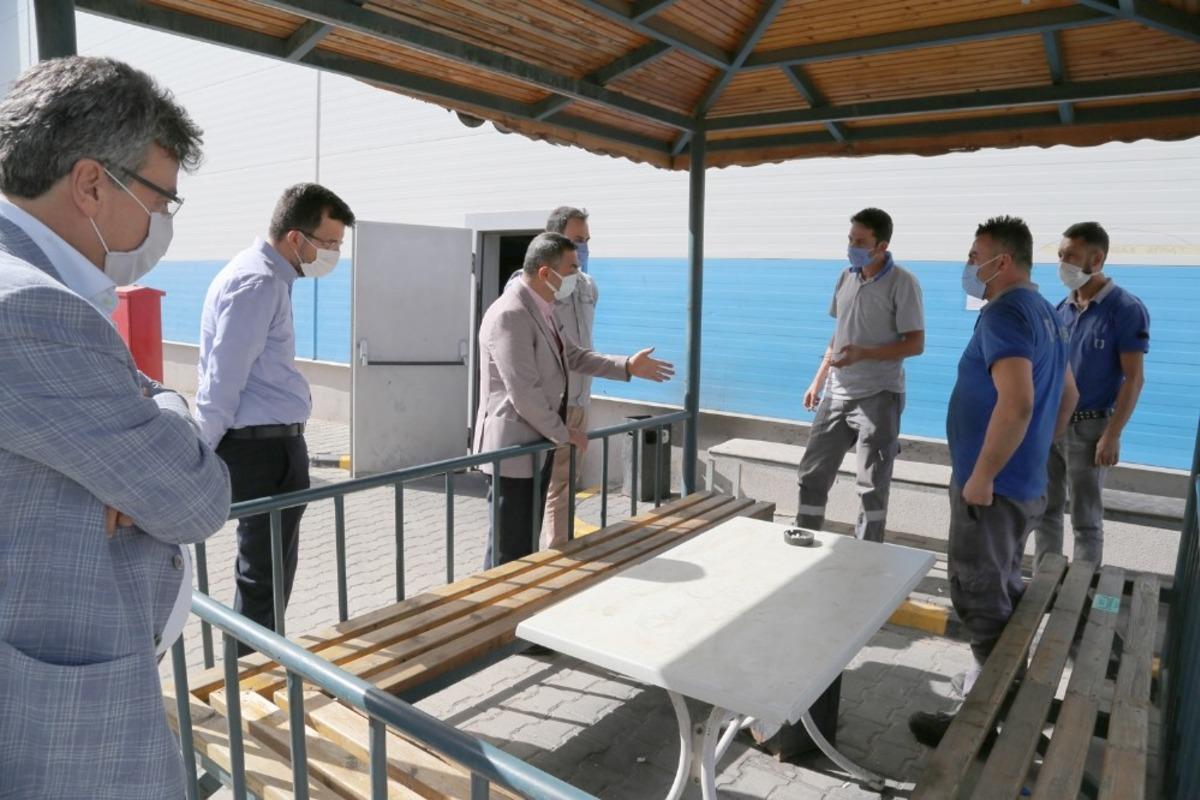 Kayseri Sanayi Odası OSB&rsquo;de pandemi denetimlerini s&uuml;rd&uuml;r&uuml;yor