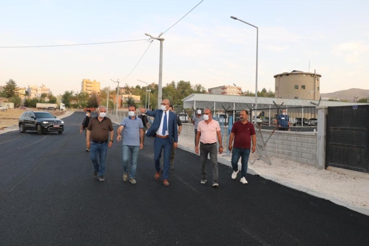 Kurtalan&rsquo;da yol yapım &ccedil;alışmaları