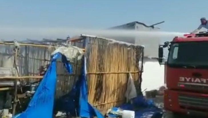 Tarım işçisi ailenin çadırı yandı G2