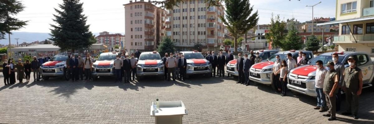 Tosya Orman İşletme M&uuml;d&uuml;rl&uuml;ğ&uuml;ne ara&ccedil; filosuna 7 yeni ara&ccedil;