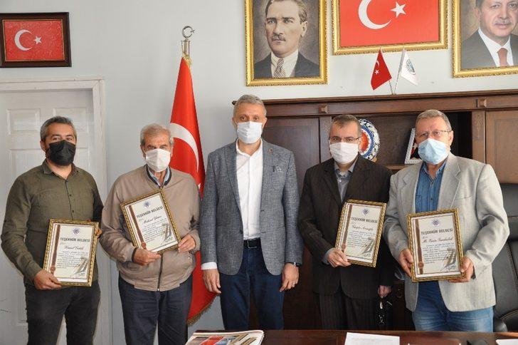 Basın mensuplarına teşekkür belgesi G1