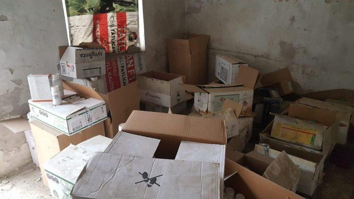 Kaçak zirai ilaç satan iş yerine baskın G3