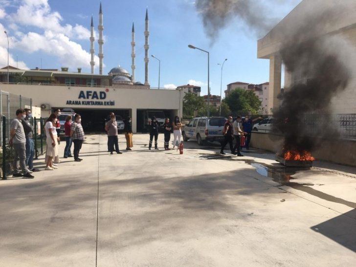 Afet Bilinci ve Yangın Eğitimi verildi G1