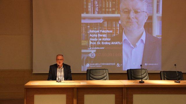 İlahiyat Fakültesinde ‘Hadis ve Kültür’ konulu açılış dersi gerçekleştirildi