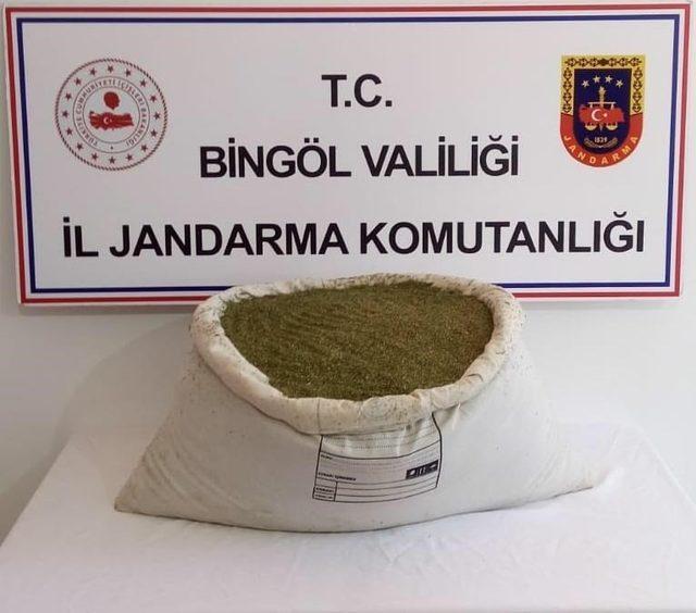 Bingöl’de 213 kilo toz esrar ele geçirildi