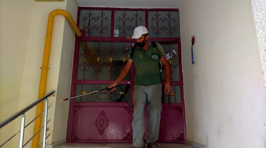 Adıyaman&rsquo;da dezenfektan &ccedil;alışmaları s&uuml;r&uuml;yor