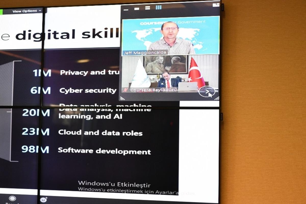 Beylikd&uuml;z&uuml; Belediyesi ve Coursera işbirliğine b&uuml;y&uuml;k ilgi