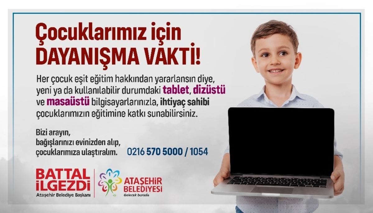Atık pil toplayarak kazandıkları tabletleri uzaktan eğitim i&ccedil;in bağışladılar