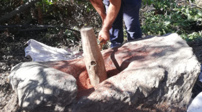 Bin derde deva sumak suyu! Saatlerce dövülüyor