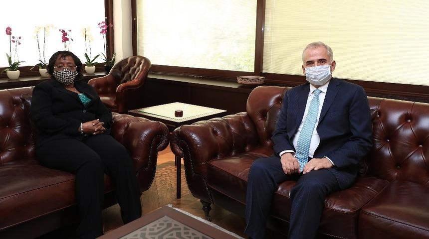 Başkan Zolan, Tanzanya B&uuml;y&uuml;kel&ccedil;isi ile bir araya geldi