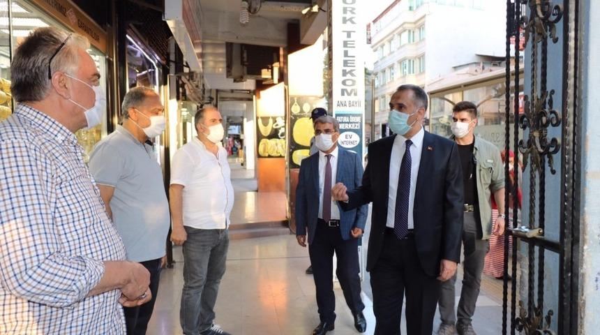 İl protokol&uuml;nden Korona Vir&uuml;s denetimi