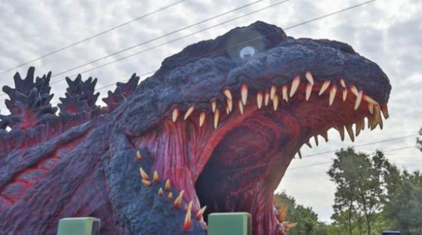 D&uuml;nyanın ilk ger&ccedil;ek boyutlu Godzilla parkı Japonya'da a&ccedil;ılıyor