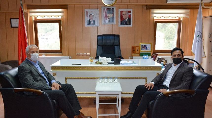 Kaymakam Erdem&rsquo;den Başkan &Ccedil;aylı&rsquo;ya iade-i ziyaret