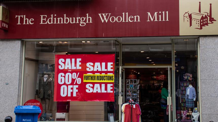  İngiliz tekstil devi Edinburgh Woollen Mill iflasın eşiğinde