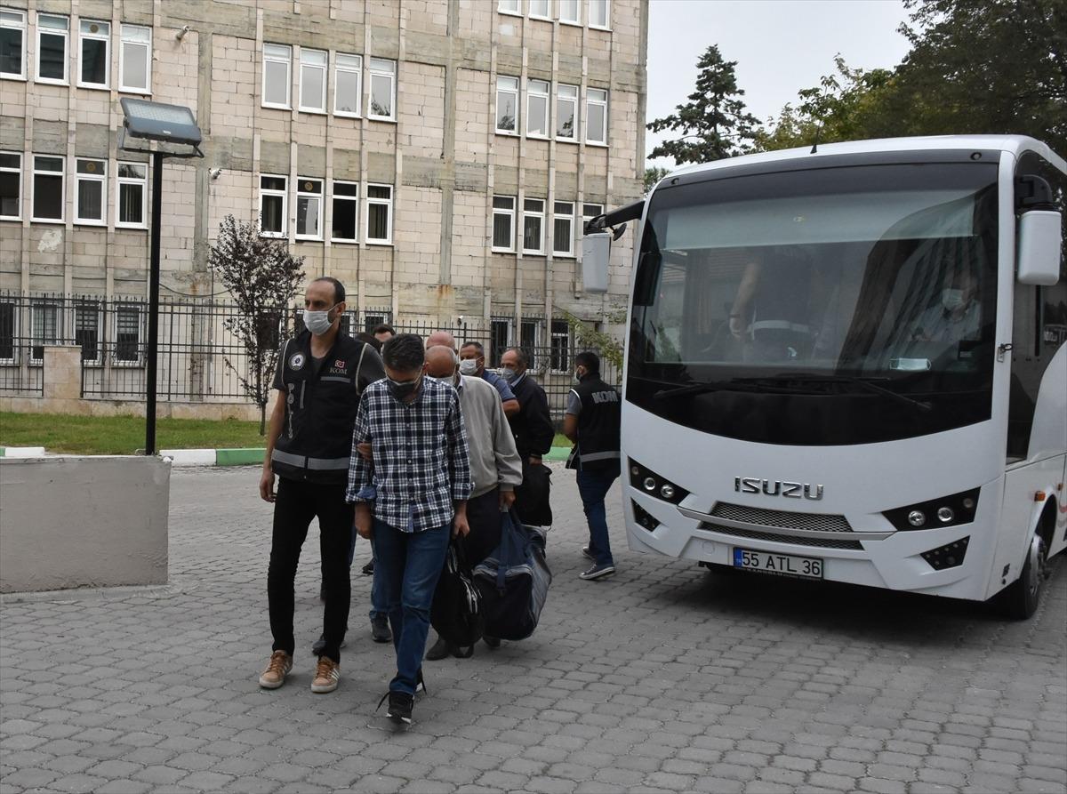 G&Uuml;NCELLEME - Samsun merkezli FET&Ouml; operasyonunda yakalanan eski polislerden 8'ine daha adli kontrol