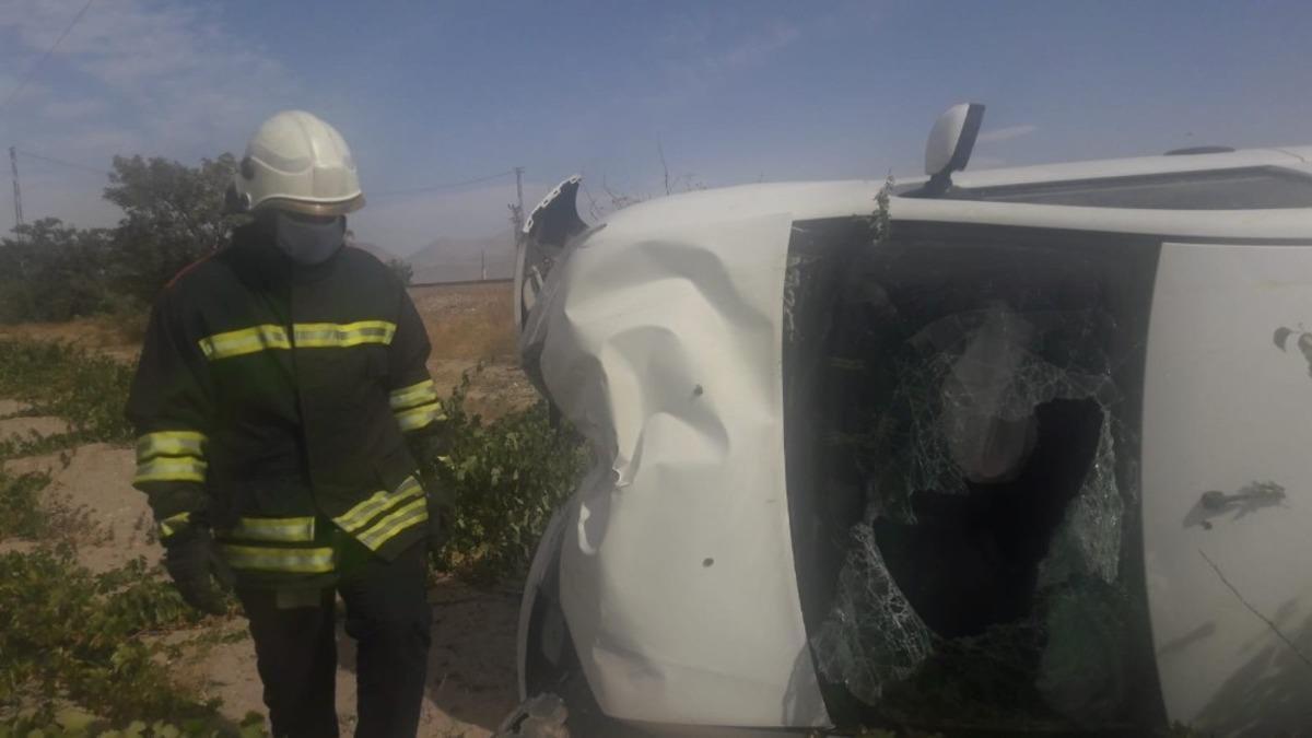 Otomobil takla attı: 1 yaralı