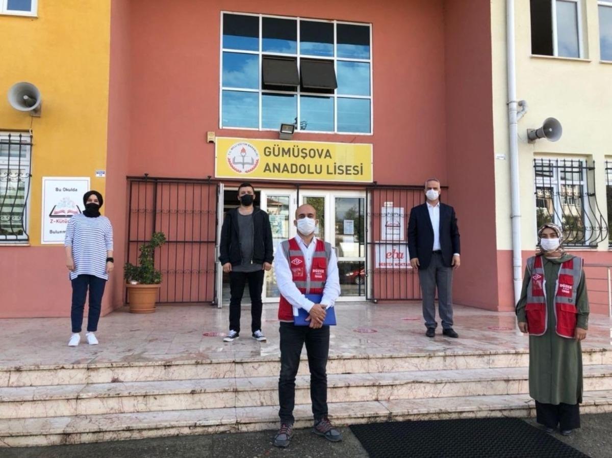 G&uuml;m&uuml;şova okulları denetimden ge&ccedil;ti