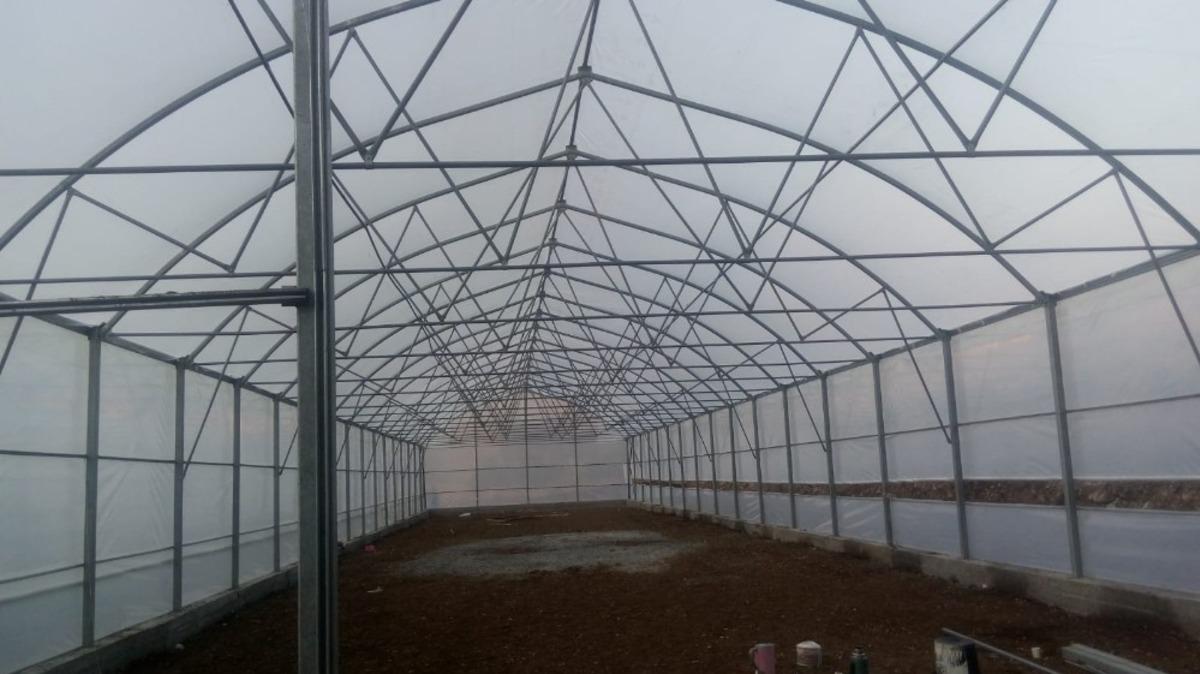 &Ccedil;ukurca Belediyesi tarafından hazırlanan seralar bitme aşamasına geldi